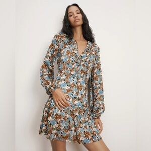 Veronica Beard Nyjah Silk Mini Dress, NET, Size 4